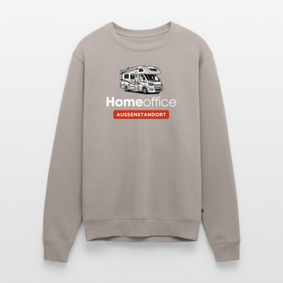 Wohnmobil Homeoffice - Herren Camping Sweatshirt - Taupe