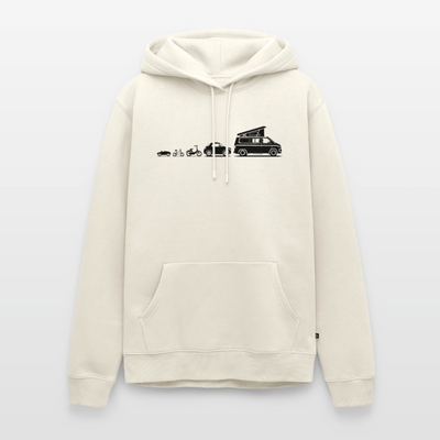 Evolution Bulli - Herren Camping Hoodie - Naturweiß