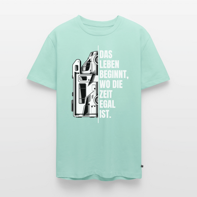 Camping ist Zeitlos - Herren Camping T-Shirt - Wohnmobil - Mint 