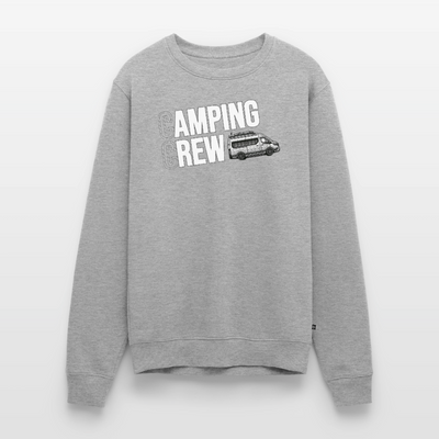 Vanlife Camping Crew - Herren Camping Sweatshirt - Grau meliert