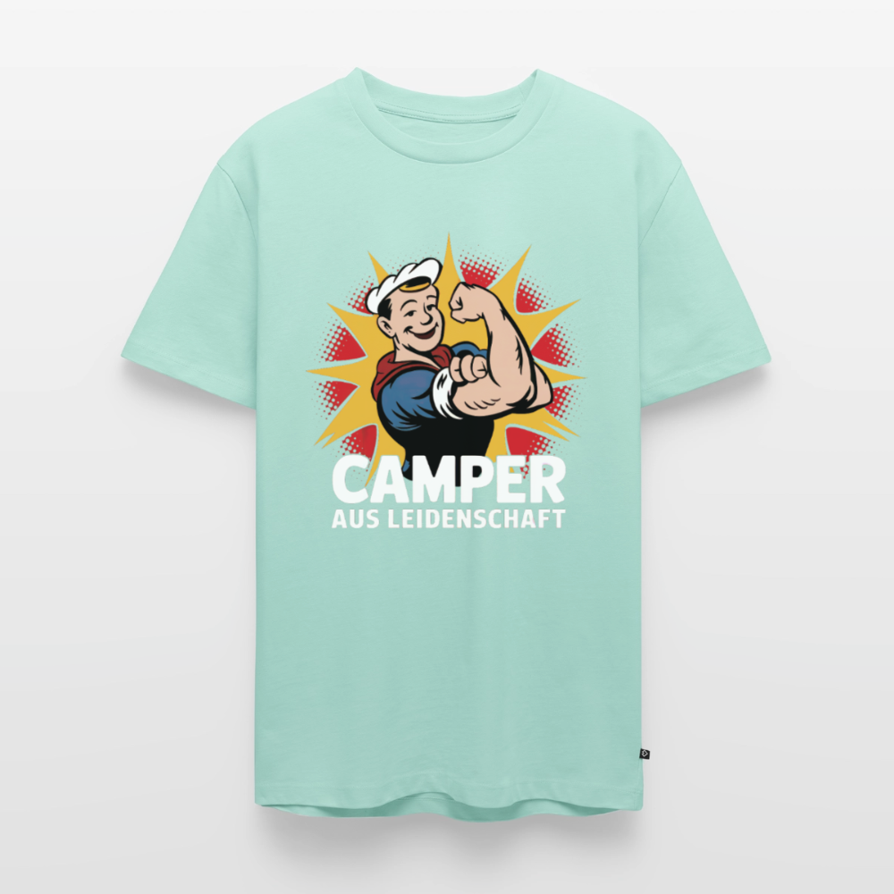 Camper aus Leidenschaft - Herren Camping T-Shirt - Mint 