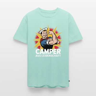 Camper aus Leidenschaft - Herren Camping T-Shirt - Mint 