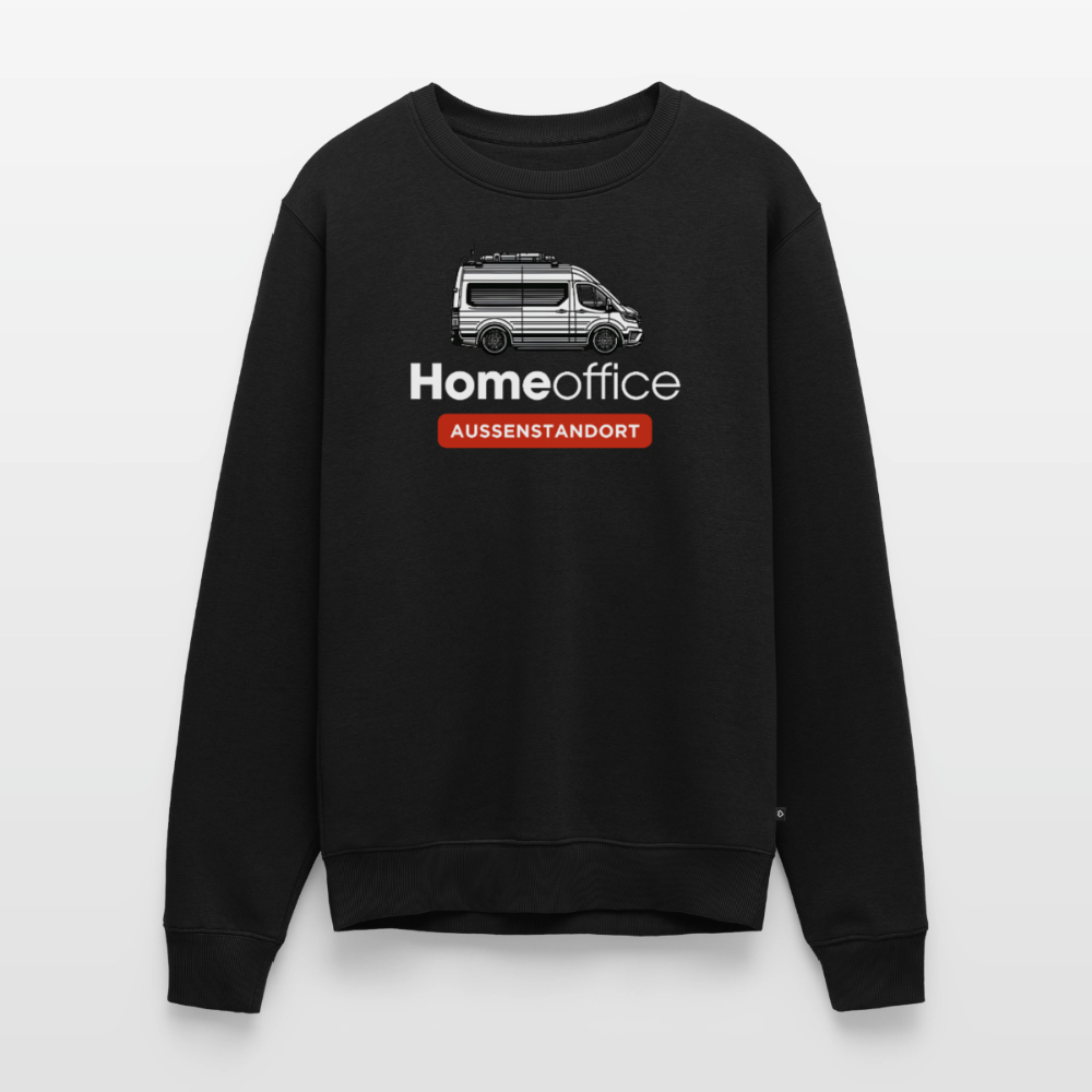 Vanlife Homeoffice - Herren Camping Sweatshirt - Schwarz