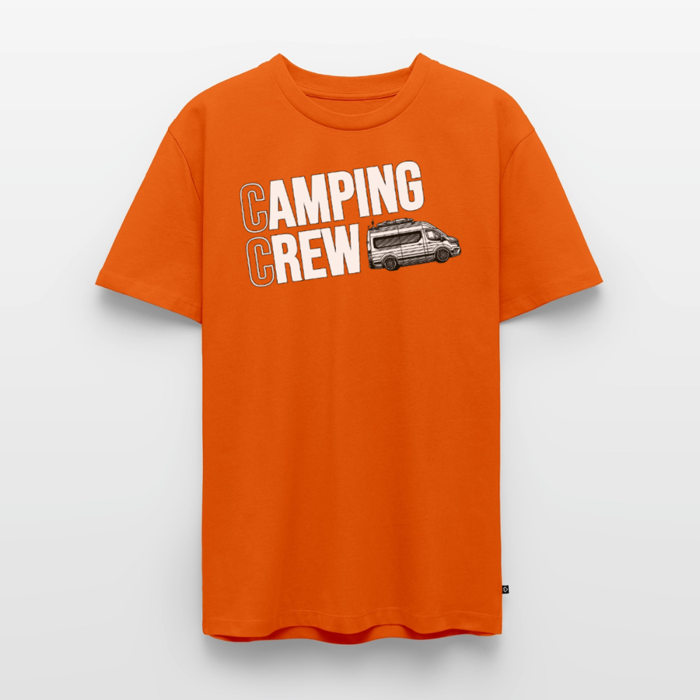 Vanlife Camping Crew - Herren Camping T-Shirt - Orange 