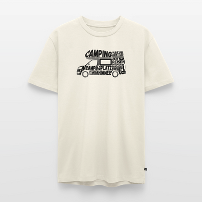Camping Typografie - Herren Camping T-Shirt - Naturweiß