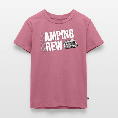 Wohnmobil Camping Crew - Kinder Camping T-Shirt - Mauve