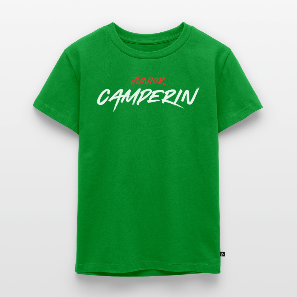 Junior Camperin - Kinder Camping T-Shirt - Grün