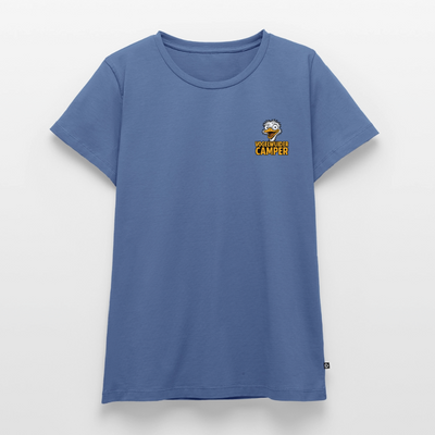 Vogelwuider Camper - Damen Camping T-Shirt - Taubenblau