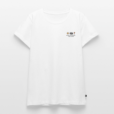 Definition von Glück - Damen Camping T-Shirt - Wohnwagen - Weiß