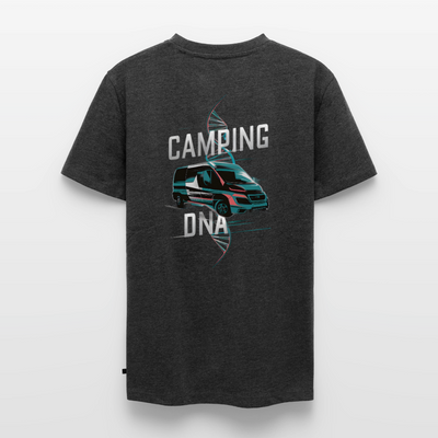Vanlife Camping DNA - Herren Camping T-Shirt - Anthrazit meliert