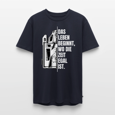 Camping ist Zeitlos - Herren Camping T-Shirt - Wohnmobil - Navy