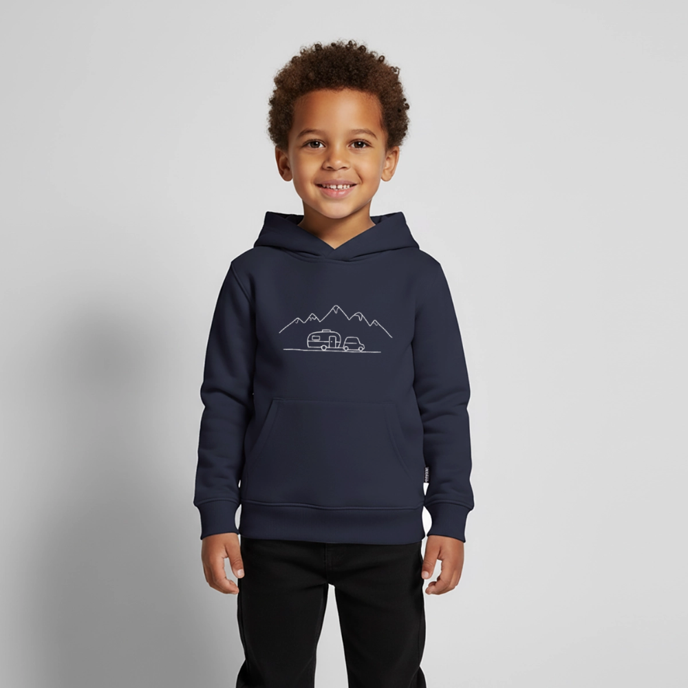Keep it simple - Kinder Camping Hoodie - Navy