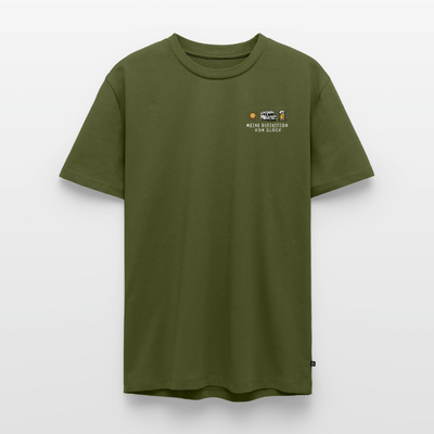 Definition von Glück - Herren Camping T-Shirt - Van - Khaki