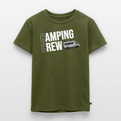 Vanlife Camping Crew - Kinder Camping T-Shirt - Khaki