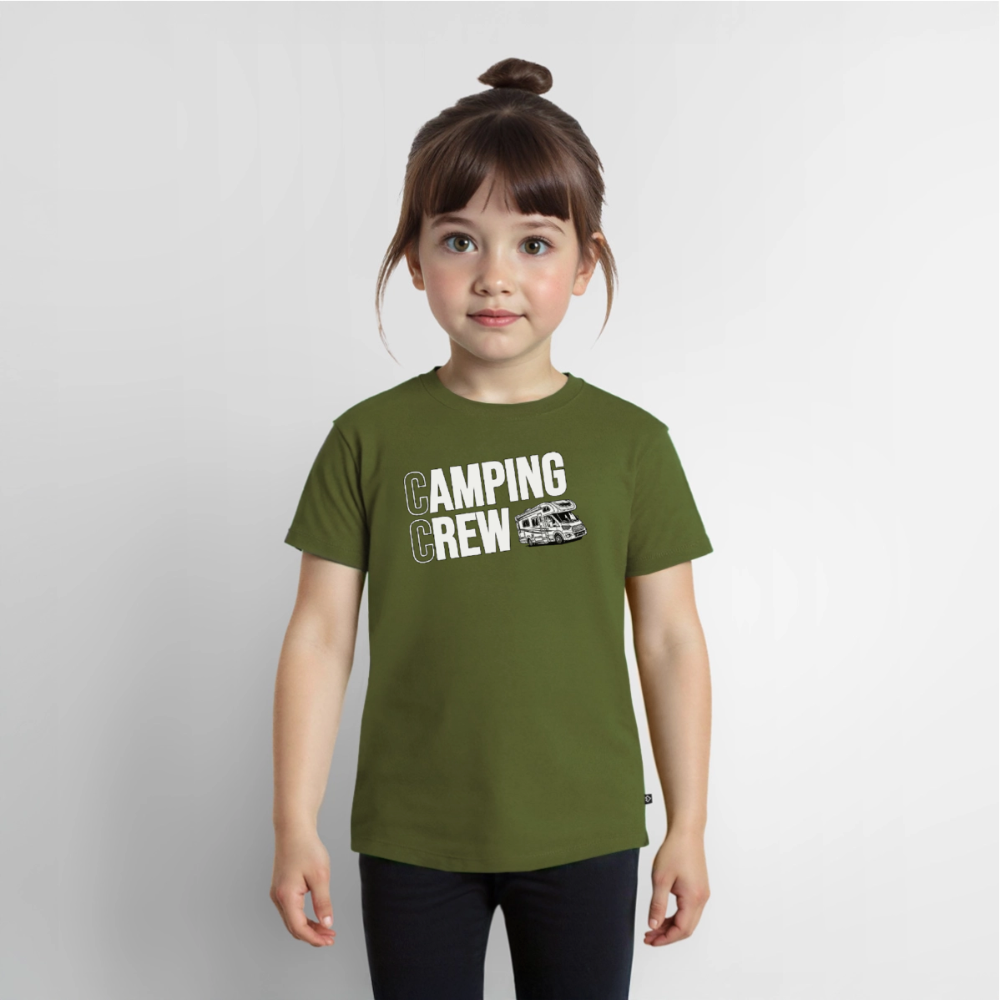 Wohnmobil Camping Crew - Kinder Camping T-Shirt - Khaki
