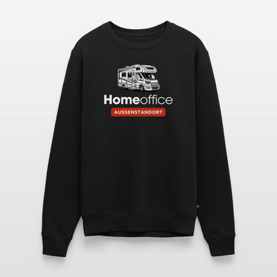 Wohnmobil Homeoffice - Herren Camping Sweatshirt - Schwarz