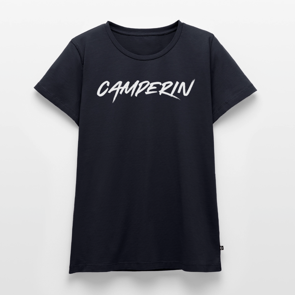 Camperin - Damen Camping T-Shirt - Navy