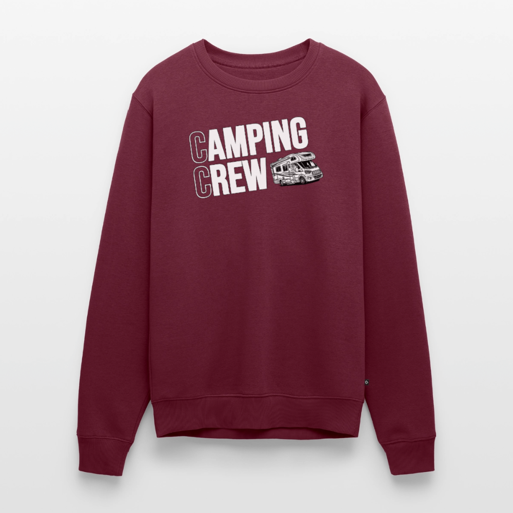 Wohnmobil Camping Crew - Herren Camping Sweatshirt - Burgunderrot