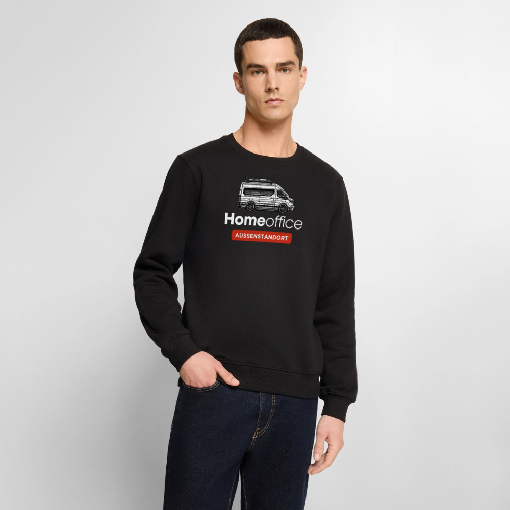 Vanlife Homeoffice - Herren Camping Sweatshirt - Schwarz