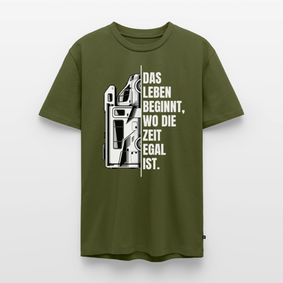Camping ist Zeitlos - Herren Camping T-Shirt - Wohnmobil - Khaki