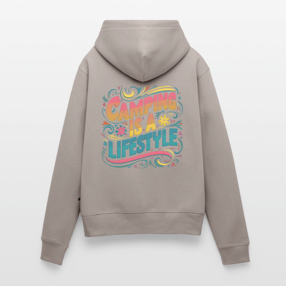 My Lifestyle - Damen Camping Hoodie - Taupe
