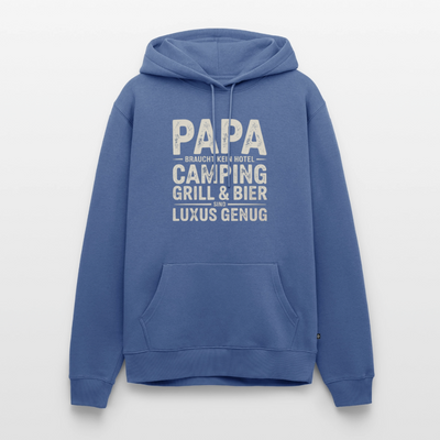 Väter sind Helden - Herren Camping Hoodie - Taubenblau