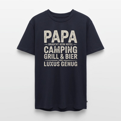 Väter sind Helden - Herren Camping T-Shirt - Navy