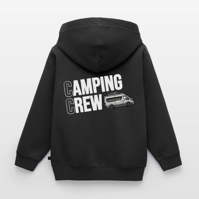 Vanlife Camping Crew - Kinder Camping Hoodie - Schwarz