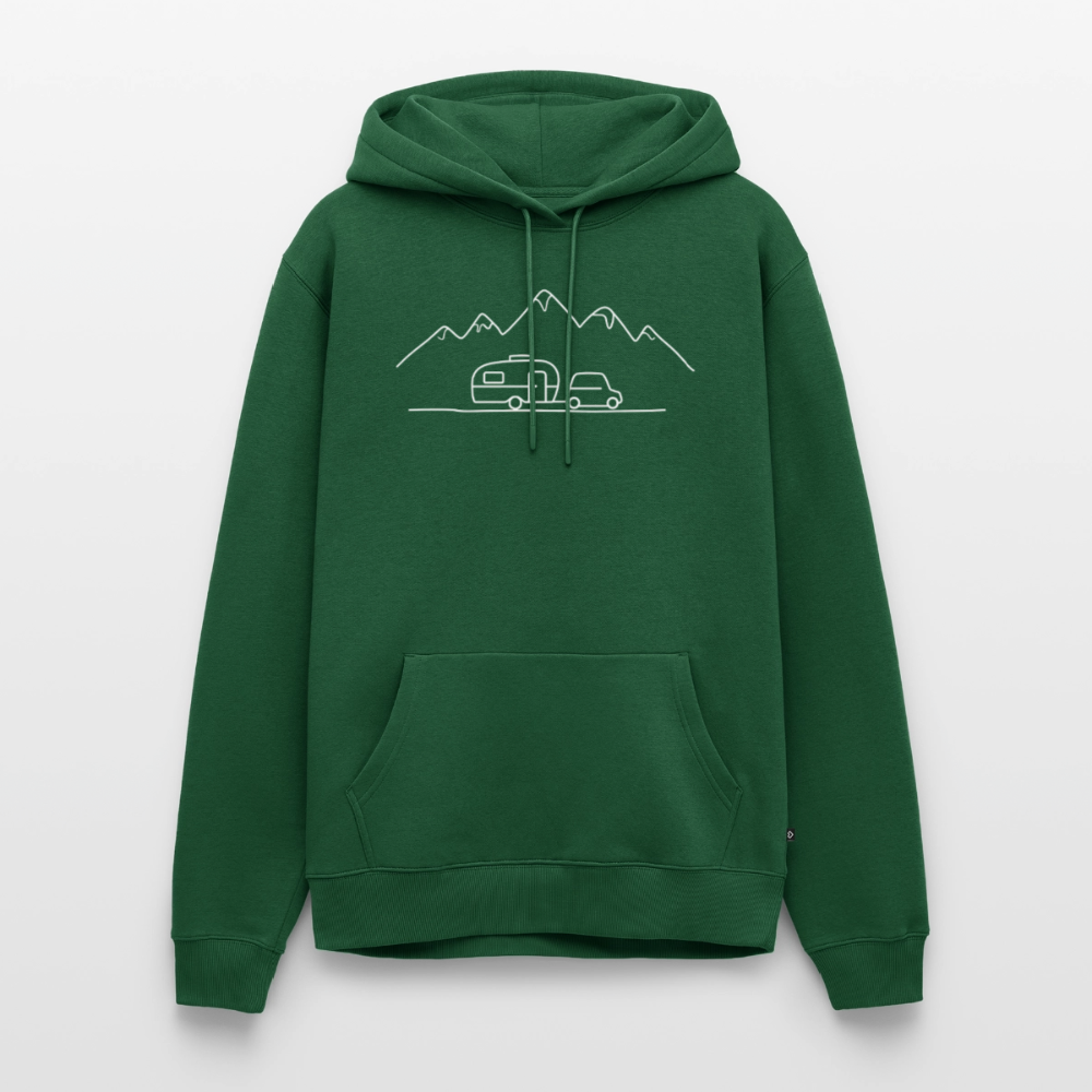 Keep it simple - Herren Camping Hoodie - Flaschengrün