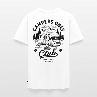 Campers Only Club - Herren Camping T-Shirt - Wohnmobil - Weiß