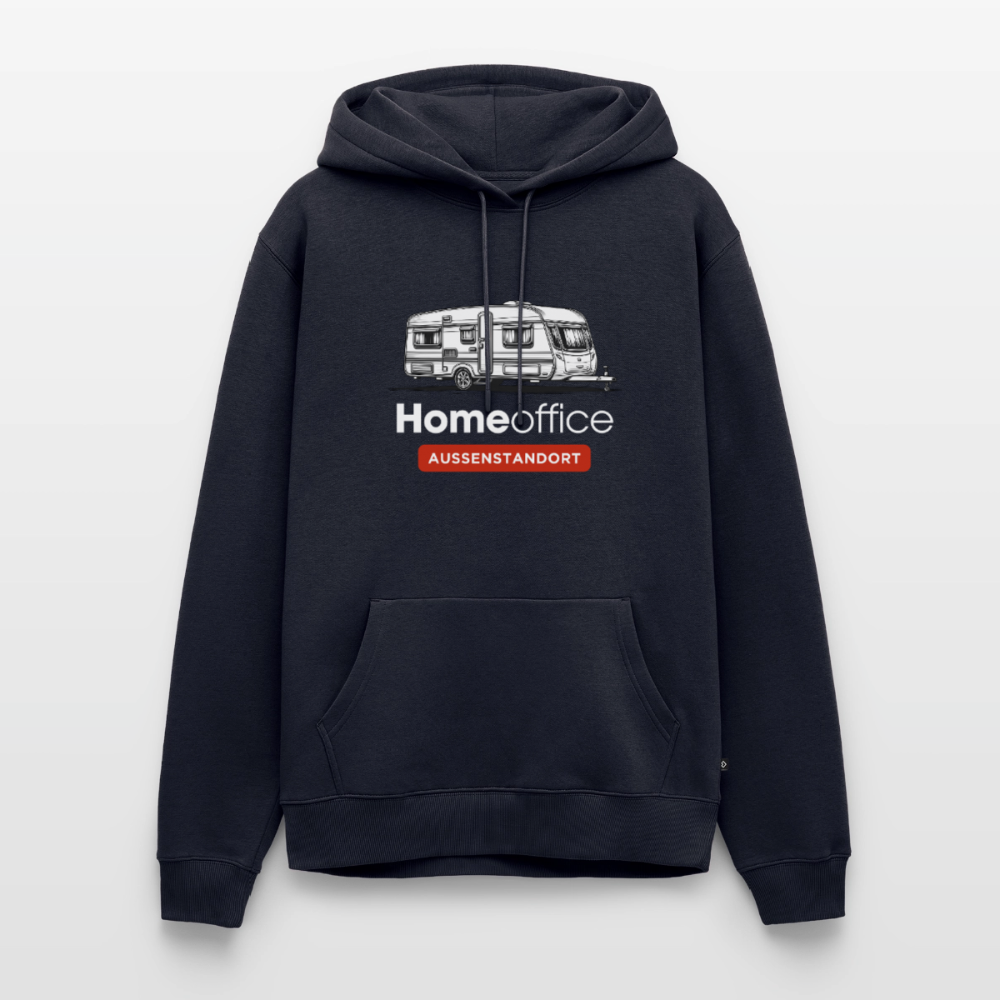 Wohnwagen Homeoffice - Herren Camping Hoodie - Navy