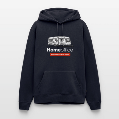 Wohnwagen Homeoffice - Herren Camping Hoodie - Navy