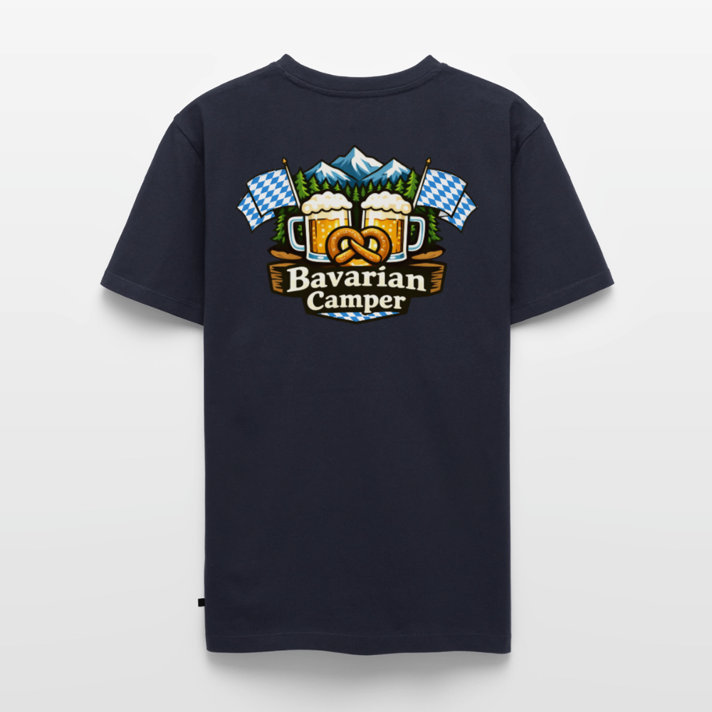 Bavarian Camper - Herren Camping T-Shirt - Navy
