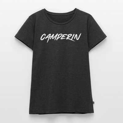 Camperin - Damen Camping T-Shirt - Anthrazit meliert