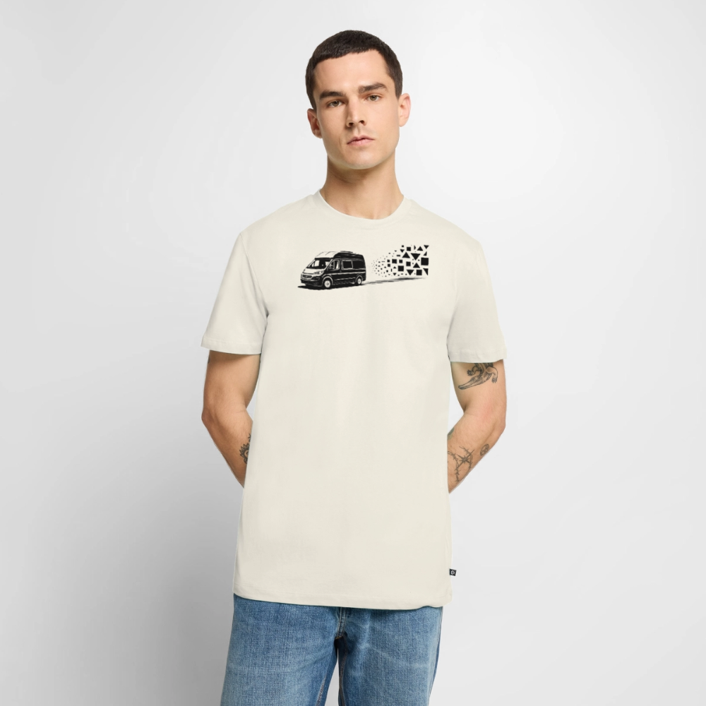 Vanlife Motion - Herren Camping T-Shirt - Naturweiß