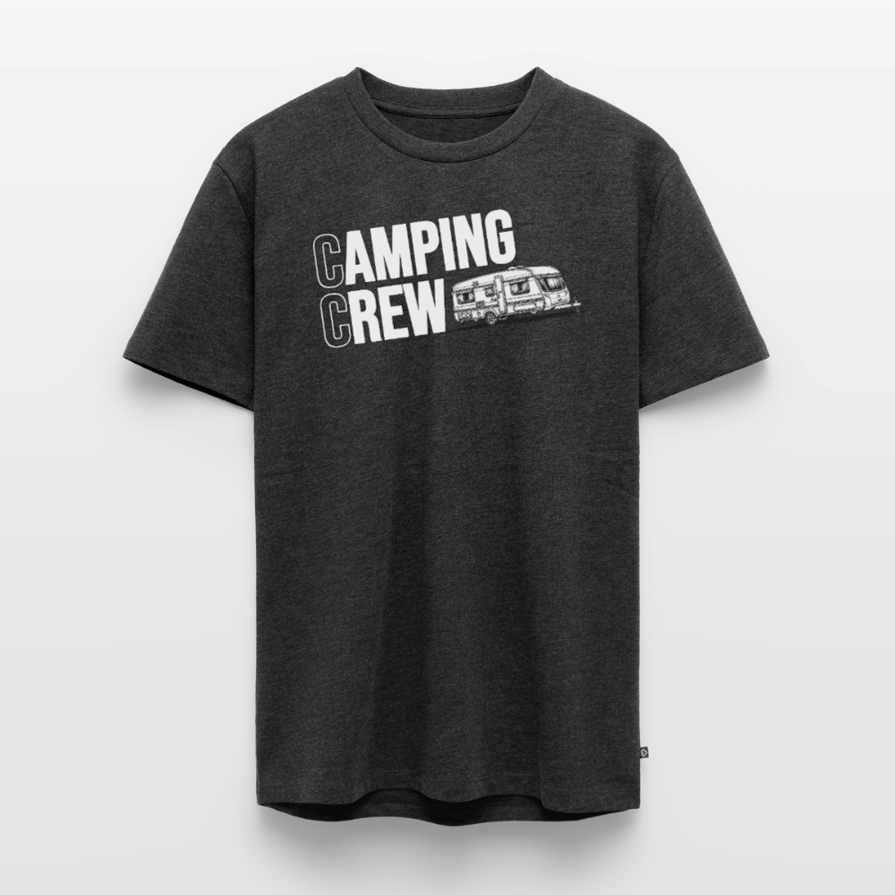 Wohnwagen Camping Crew - Herren Camping T-Shirt - Anthrazit meliert