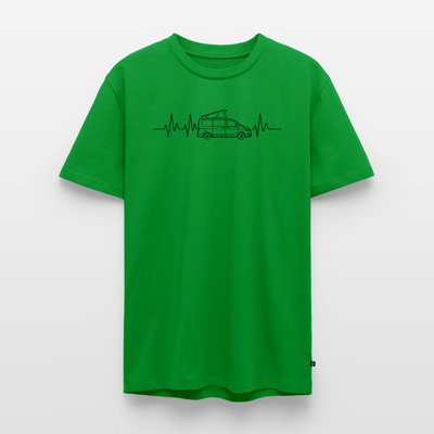 Herzschlag EKG Bulli - Herren Camping T-Shirt - Grün