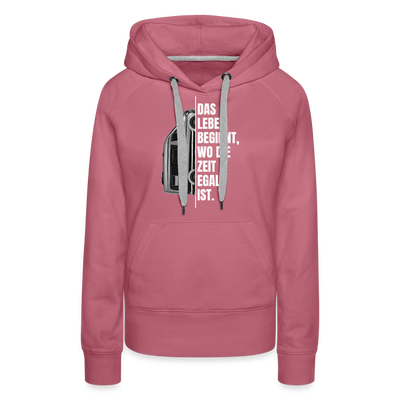 SPOD - Camping ist Zeitlos - Damen Camping Hoodie - Vanlife - Malve