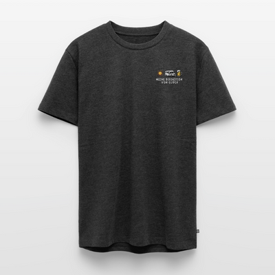 Definition von Glück - Herren Camping T-Shirt - Van - Anthrazit meliert
