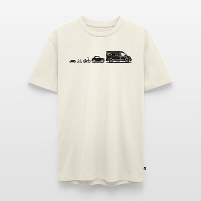 Evolution Vanlife - Herren Camping T-Shirt - Naturweiß