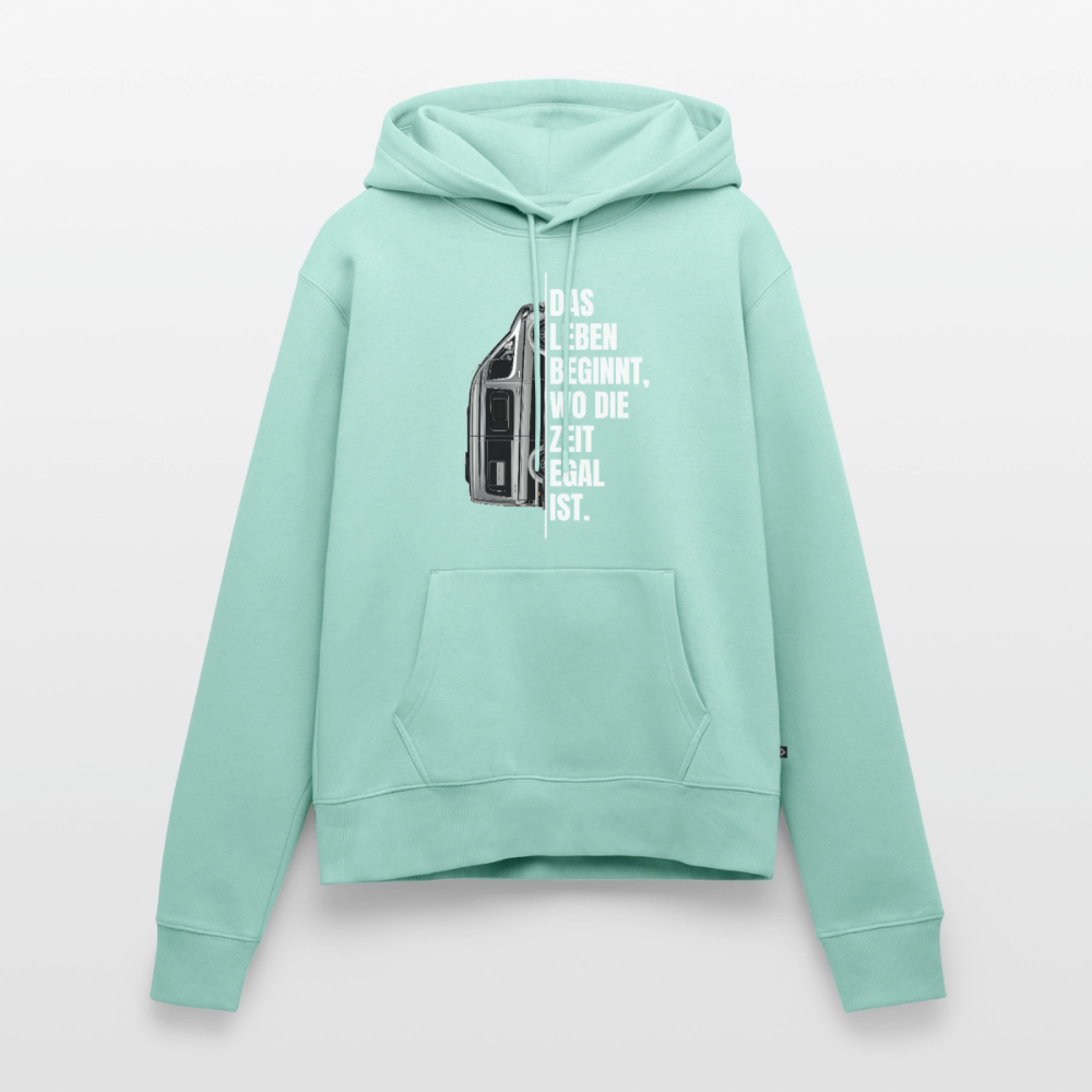 SPOD - Camping ist Zeitlos - Damen Camping Hoodie - Vanlife - Mint 