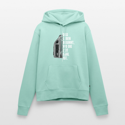 SPOD - Camping ist Zeitlos - Damen Camping Hoodie - Vanlife - Mint 
