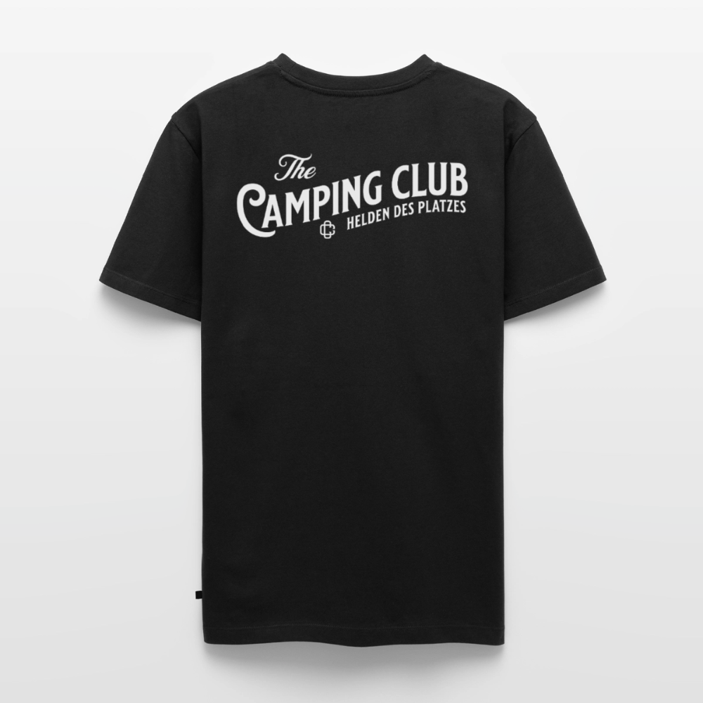 Vintage Camping Club - Herren Camping T-Shirt - Rückendruck - Schwarz