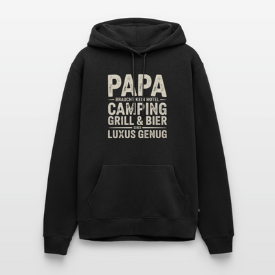 Väter sind Helden - Herren Camping Hoodie - Schwarz