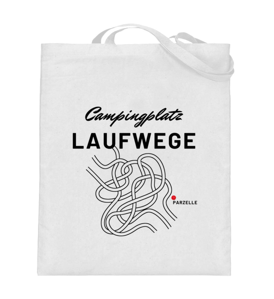 Camping Laufwege  - Jutebeutel - LazyDonkeyDesign 
