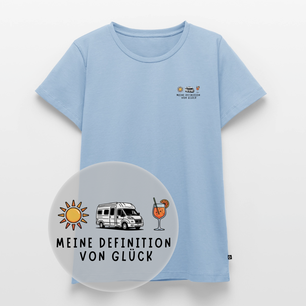 Definition von Glück - Damen Camping T-Shirt - Van