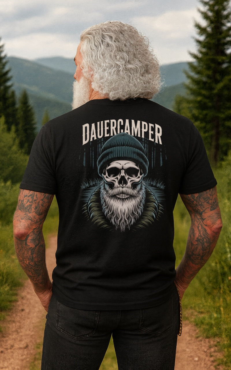 Dauercamper - Herren Camping T-Shirt