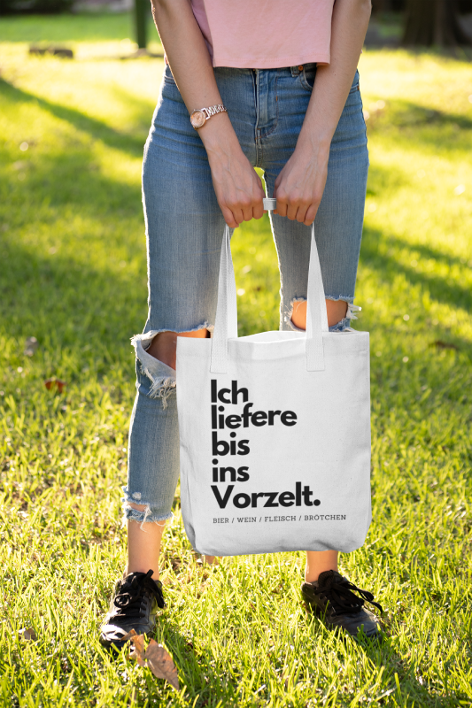 Camping Jutesäcke mit Motiv